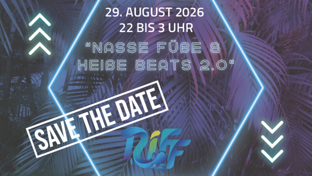 Titelmotiv "Nasse F&uuml;&szlig;e &amp; hei&szlig;e Beats 2.0"