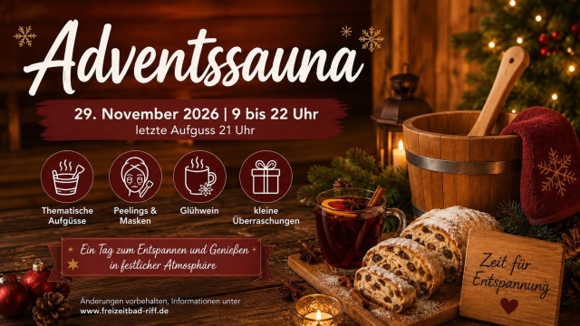 Titelmotiv Adventssauna