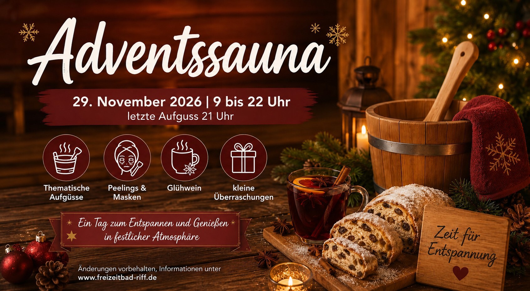 Titelmotiv Adventssauna