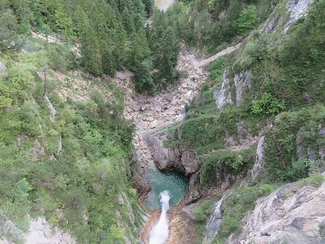 Blick in die Pöllatschlucht