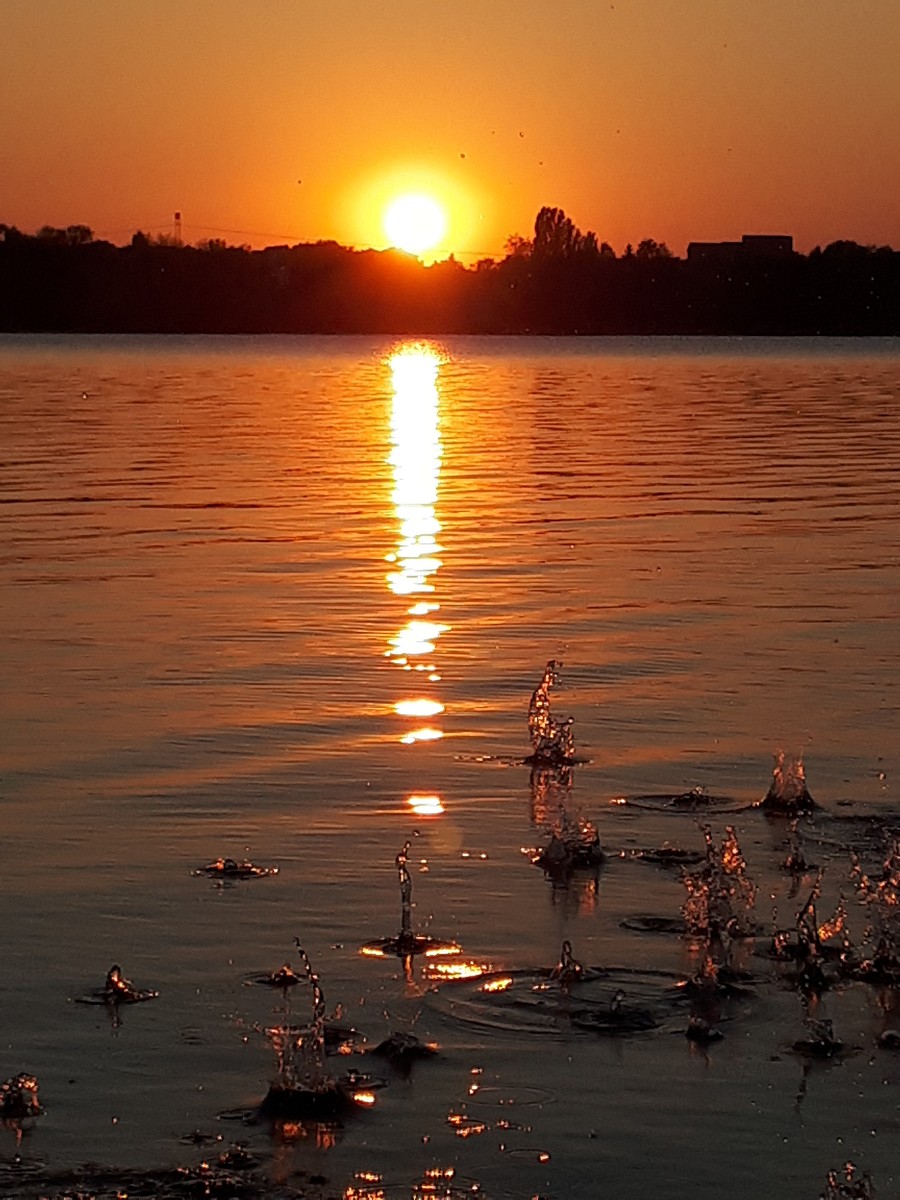 Abentstimmung am See